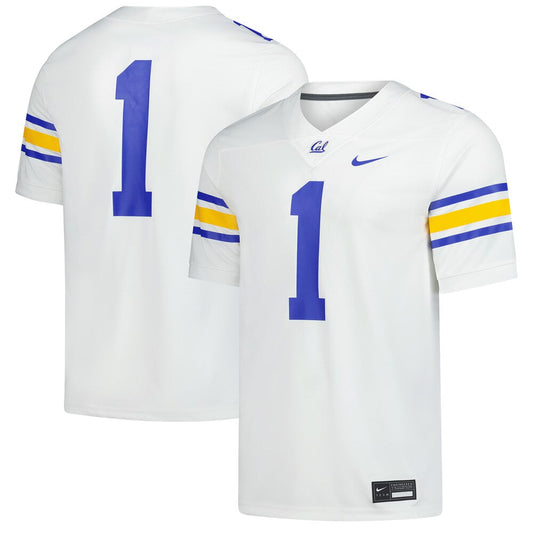 1 White Cal Bears Untouchable Replica Game Jersey - retro stitched jersey jersey for 1 White fans
