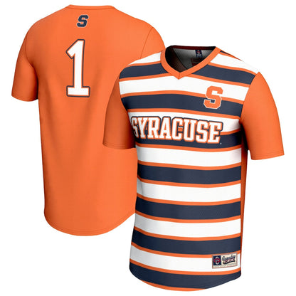 Gameday Greats 1 Orange Syracuse Orange Lightweight Soccer Fashion Jersey - retro stitched jersey jersey for Gameday Greats fans