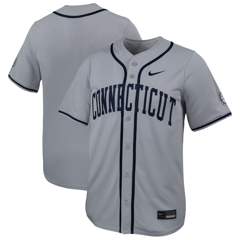 Gray Uconn Huskies Limited Baseball Jersey - retro stitched baseball jersey for Gray Uconn fans