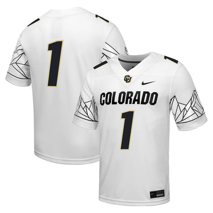 White Colorado Buffaloes Untouchable Game Jersey - retro stitched jersey jersey for White Colorado fans