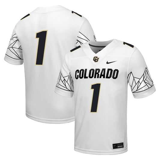 White Colorado Buffaloes Untouchable Game Jersey - retro stitched jersey jersey for White Colorado fans