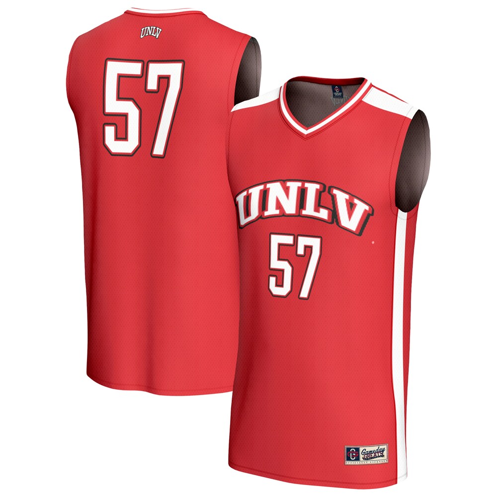 Gameday Greats 57 Cardinal Unlv Rebels Lightweight Collegiate Basketball Fashion Jersey - retro stitched basketball jersey for Gameday Greats fans
