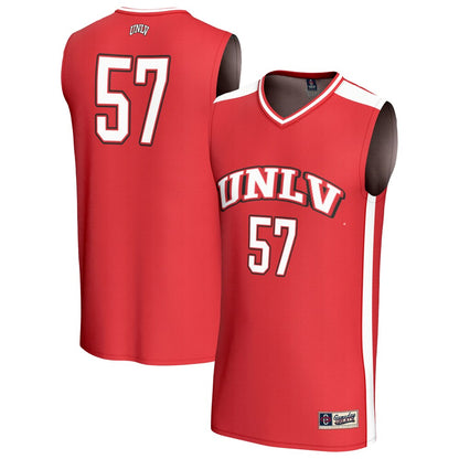 Gameday Greats 57 Cardinal Unlv Rebels Lightweight Collegiate Basketball Fashion Jersey - retro stitched basketball jersey for Gameday Greats fans