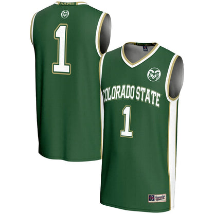 Gameday Greats 1 Green Colorado State Rams Lightweight Basketball Jersey - retro stitched basketball jersey for Gameday Greats fans