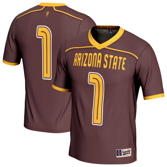 Gameday Greats Maroon Arizona State Sun Devils Lightweight Lacrosse Fashion Jersey - retro stitched jersey jersey for Gameday Greats fans