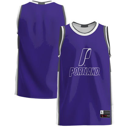 Gameday Greats Purple Portland Pilots Lightweight Basketball Jersey - retro stitched basketball jersey for Gameday Greats fans
