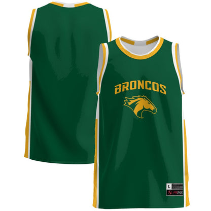 Gameday Greats Green Cal Poly Pomona Broncos Lightweight Basketball Jersey - retro stitched basketball jersey for Gameday Greats fans