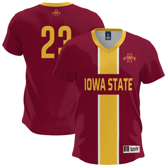 Gameday Greats Cardinal Iowa State Cyclones Lightweight Soccer Fashion Jersey - retro stitched jersey jersey for Gameday Greats fans