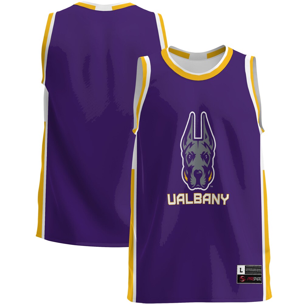 Gameday Greats Purple Ualbany Great Danes Lightweight Basketball Jersey - retro stitched basketball jersey for Gameday Greats fans