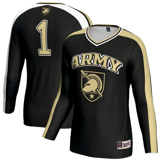 Gameday Greats Black Army Black Knights 1 Lightweight Volleyball Fashion Jersey - retro stitched jersey jersey for Gameday Greats fans