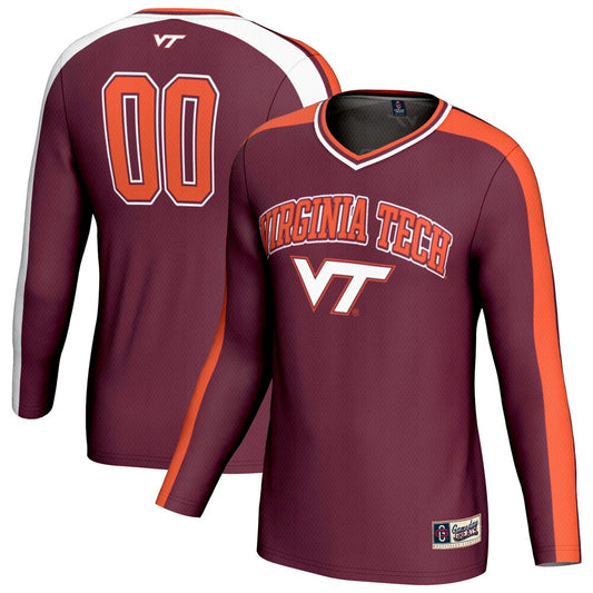 Gameday Greats 00 Maroon Virginia Tech Hokies Lightweight Volleyball Fashion Jersey - retro stitched jersey jersey for Gameday Greats fans