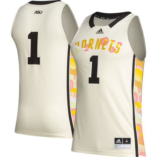 1 Khaki Alabama State Hornets Honoring Black Excellence Basketball Jersey - retro stitched basketball jersey for 1 Khaki fans