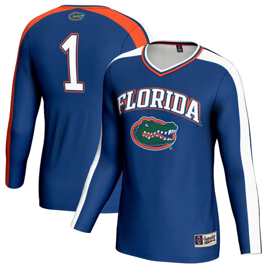 Gameday Greats Royal Florida Gators 1 Lightweight Volleyball Fashion Jersey - retro stitched jersey jersey for Gameday Greats fans