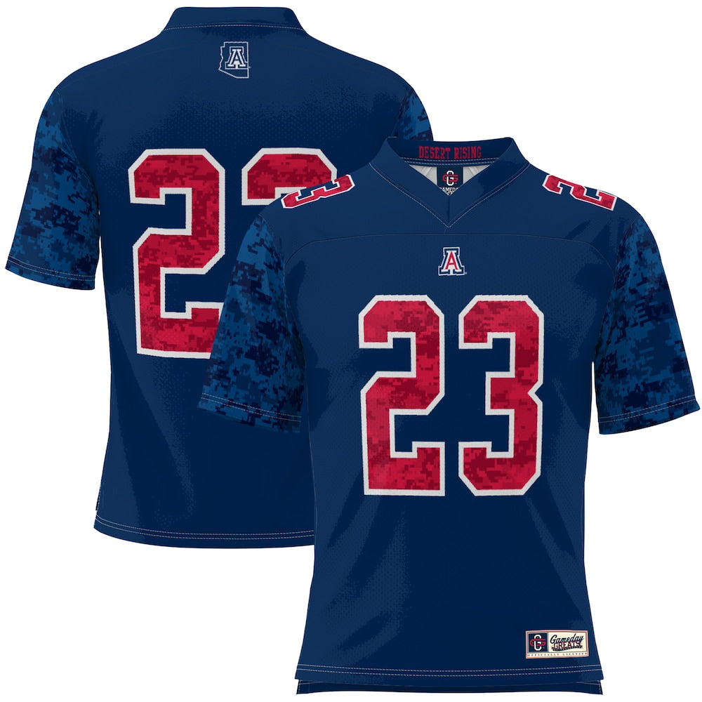Gameday Greats 23 Navy Arizona Wildcats Military Appreciation Football Jersey - retro stitched football jersey for Gameday Greats fans