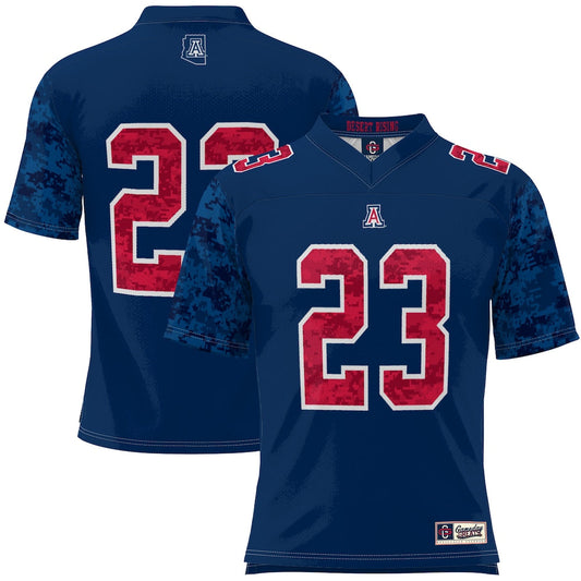 Gameday Greats 23 Navy Arizona Wildcats Military Appreciation Football Jersey - retro stitched football jersey for Gameday Greats fans