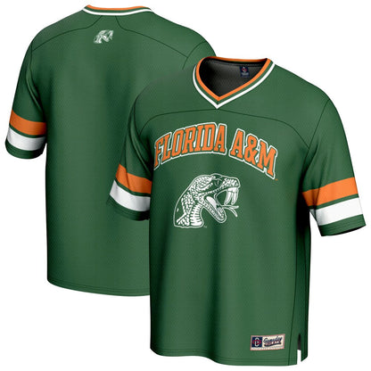 Gameday Greats Green Florida Am Rattlers Spirit Football Jersey - retro stitched football jersey for Gameday Greats fans