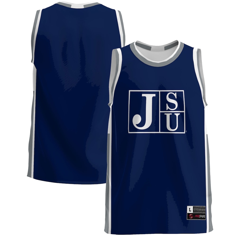 Gameday Greats Navy Jackson State Tigers Lightweight Basketball Jersey - retro stitched basketball jersey for Gameday Greats fans