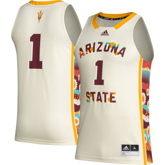 1 Khaki Arizona State Sun Devils Honoring Black Excellence Basketball Jersey - retro stitched basketball jersey for 1 Khaki fans