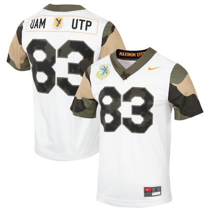 83 White Air Force Falcons Special Game Replica Jersey - retro stitched jersey jersey for 83 White fans