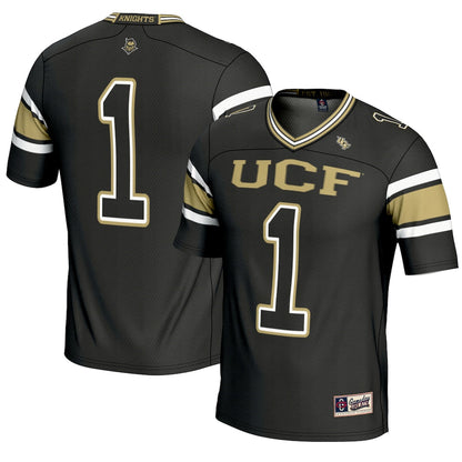 Gameday Greats 1 Black Ucf Knights Endzone Football Jersey - retro stitched football jersey for Gameday Greats fans