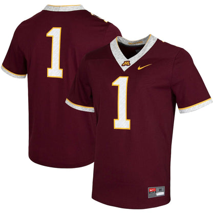 1 Maroon Minnesota Golden Gophers Untouchable Game Jersey - retro stitched jersey jersey for 1 Maroon fans