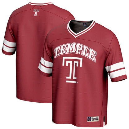 Gameday Greats Red Temple Owls Football Jersey - retro stitched football jersey for Gameday Greats fans