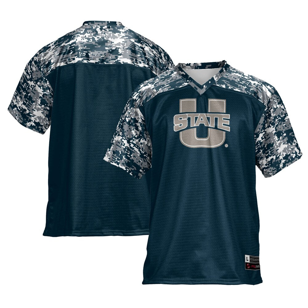 Gameday Greats Navy Utah State Aggies Football Jersey - retro stitched football jersey for Gameday Greats fans
