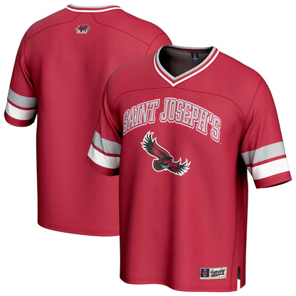 Gameday Greats Crimson Saint Josephs Hawks Spirit Football Jersey - retro stitched football jersey for Gameday Greats fans