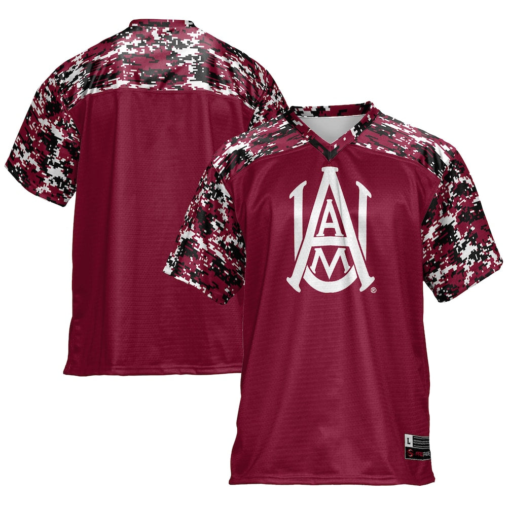 Gameday Greats Maroon Alabama Am Bulldogs Football Jersey - retro stitched football jersey for Gameday Greats fans
