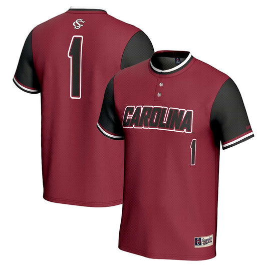 Gameday Greats 1 Garnet South Carolina Gamecocks Lightweight Softball Jersey - retro stitched jersey jersey for Gameday Greats fans
