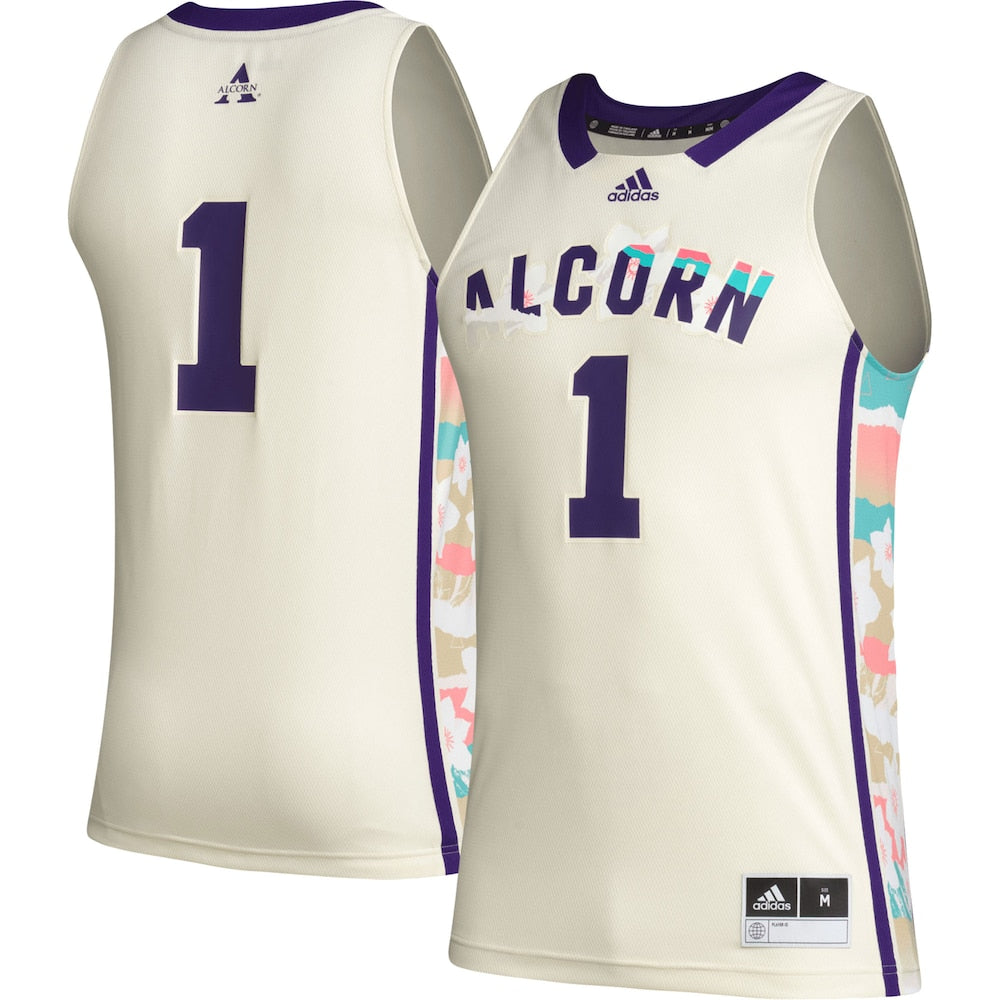 1 Khaki Alcorn State Braves Honoring Black Excellence Basketball Jersey - retro stitched basketball jersey for 1 Khaki fans