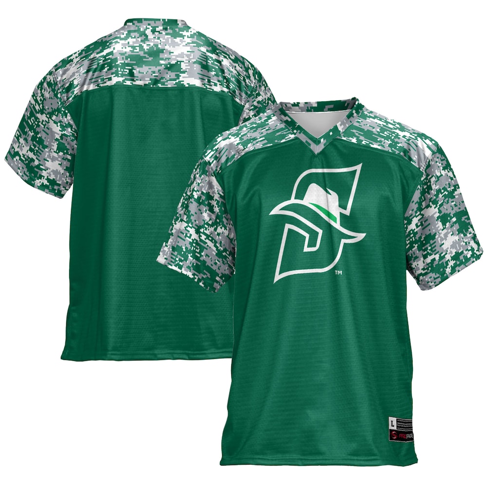 Gameday Greats Green Stetson Hatters Football Jersey - retro stitched football jersey for Gameday Greats fans