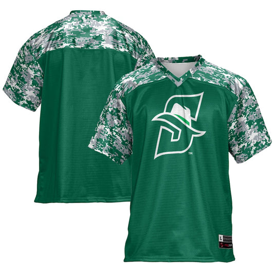 Gameday Greats Green Stetson Hatters Football Jersey - retro stitched football jersey for Gameday Greats fans