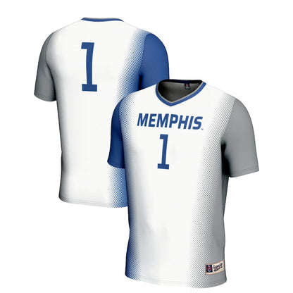 Gameday Greats 1 White Memphis Tigers Lightweight Soccer Jersey - retro stitched jersey jersey for Gameday Greats fans