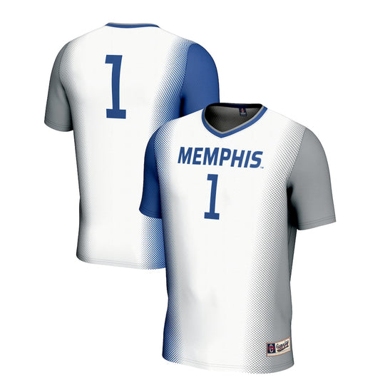 Gameday Greats 1 White Memphis Tigers Lightweight Soccer Jersey - retro stitched jersey jersey for Gameday Greats fans