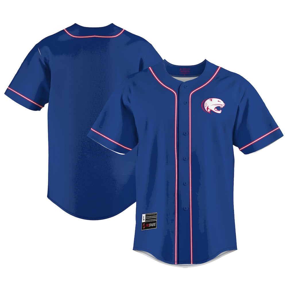 Gameday Greats Blue South Alabama Jaguars Lightweight Baseball Jersey - retro stitched baseball jersey for Gameday Greats fans