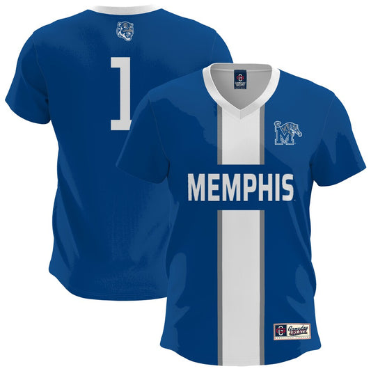 Gameday Greats Royal Memphis Tigers Lightweight Soccer Fashion Jersey - retro stitched jersey jersey for Gameday Greats fans