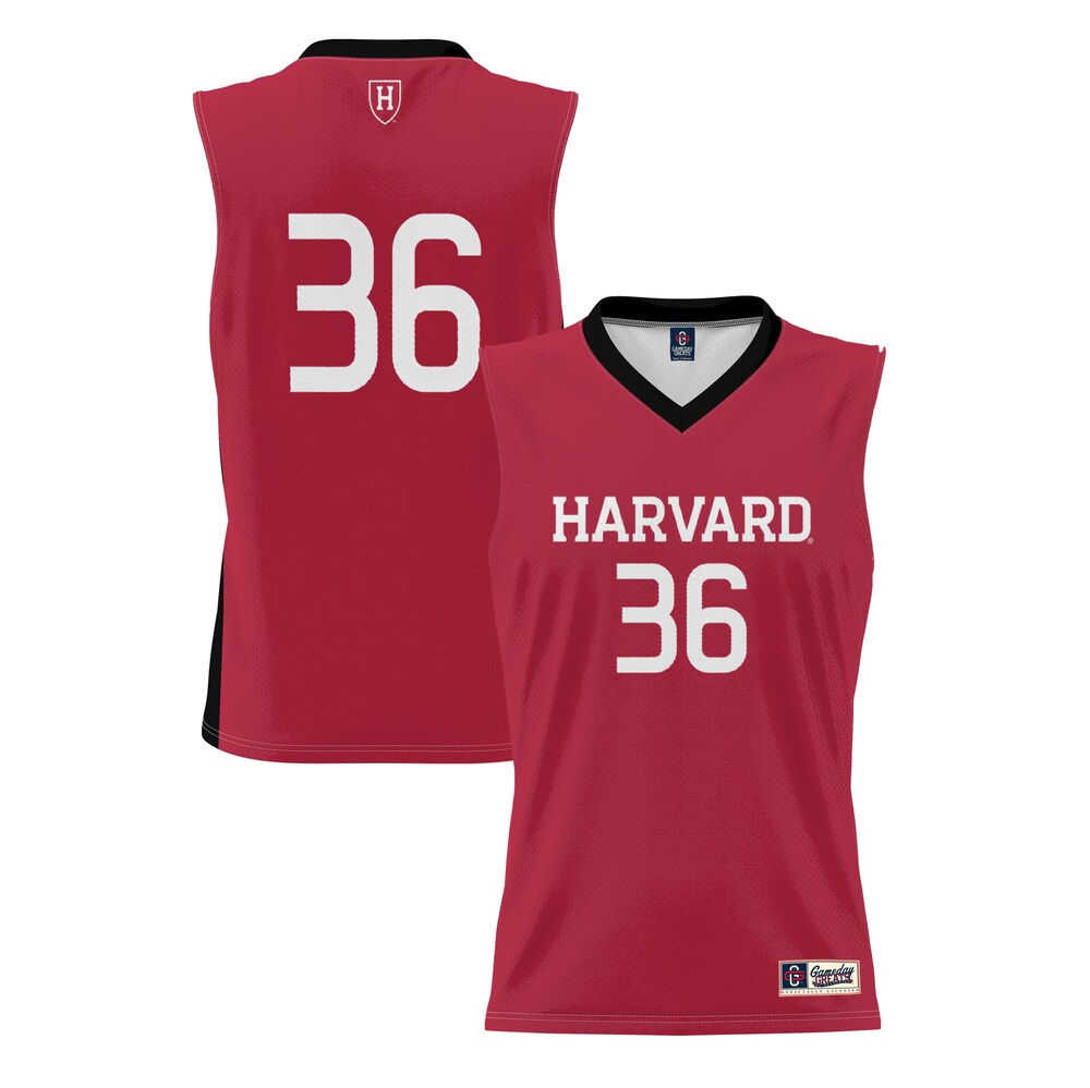 Gameday Greats 36 Crimson Harvard Crimson Lightweight Basketball Jersey - retro stitched basketball jersey for Gameday Greats fans