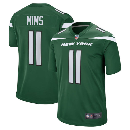 New York Jets Denzel Mims Gotham NFL jersey front view