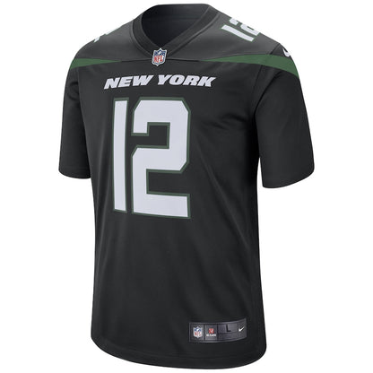 New York Jets Joe Namath Stealth 6 NFL jersey front view