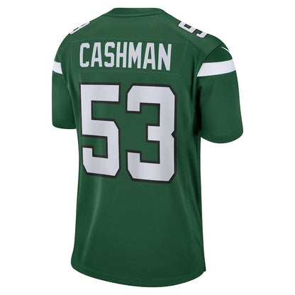 New York Jets Blake Cashman Gotham NFL jersey front view