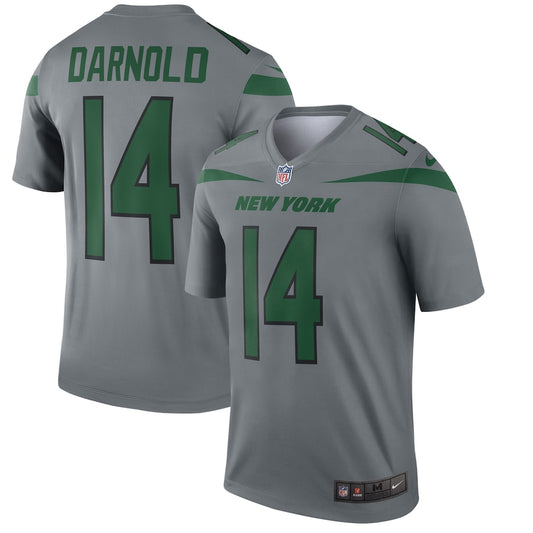 New York Jets Sam Darnold Inverted Legend NFL jersey front view