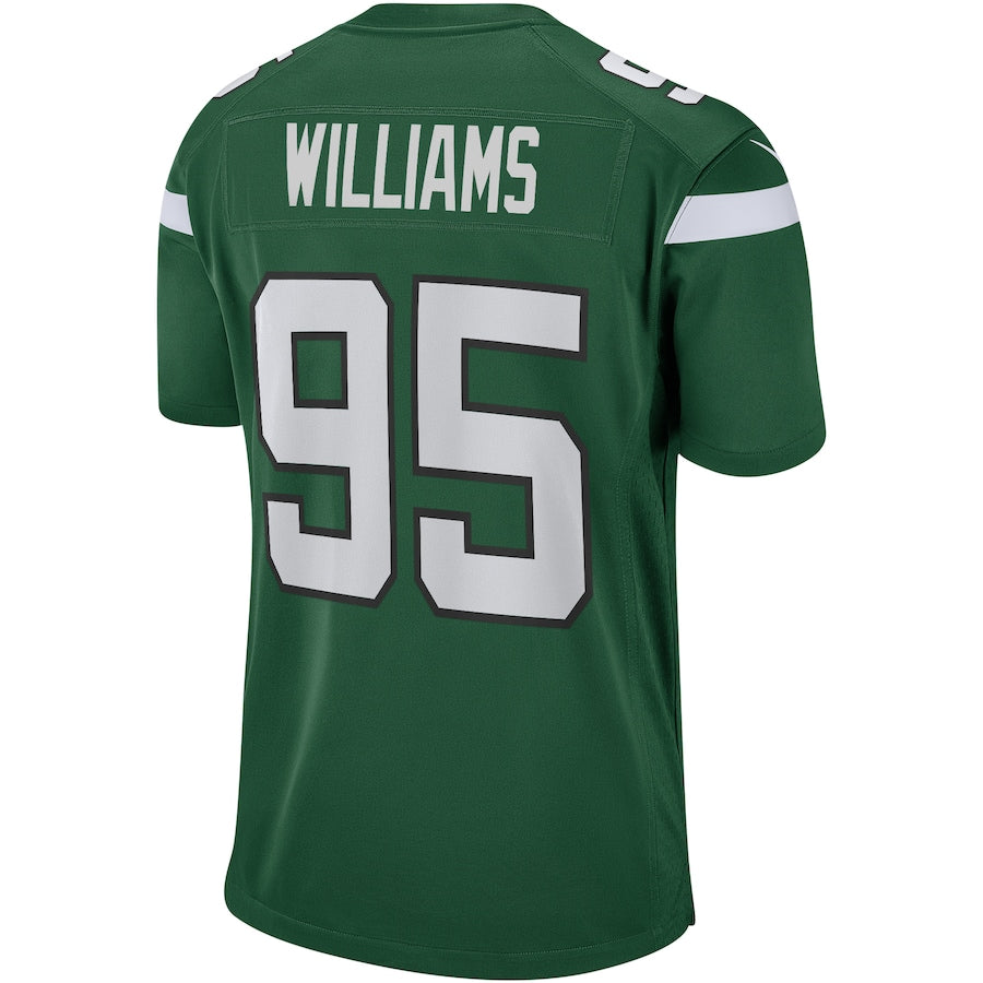 New York Jets Quinnen Williams Gotham NFL jersey front view