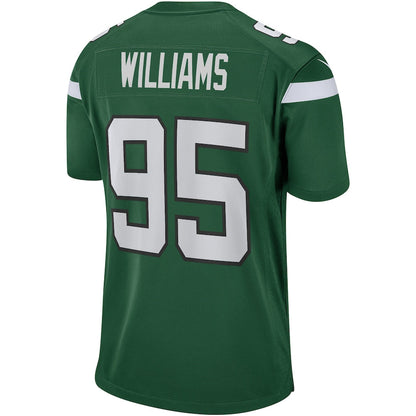 New York Jets Quinnen Williams Gotham NFL jersey front view