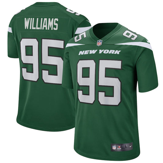 New York Jets Quinnen Williams Gotham NFL jersey front view