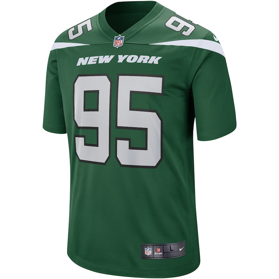 New York Jets Quinnen Williams Gotham NFL jersey front view
