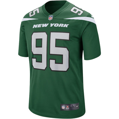 New York Jets Quinnen Williams Gotham NFL jersey front view