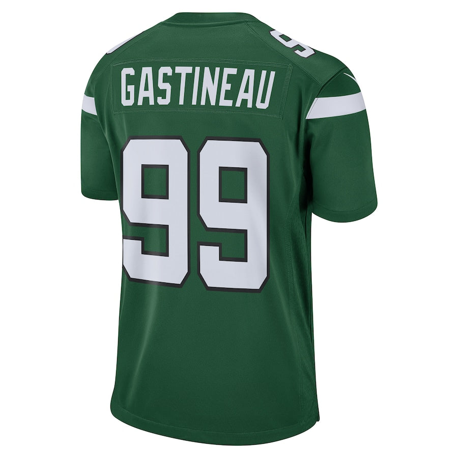 New York Jets Mark Gastineau Gotham NFL jersey front view