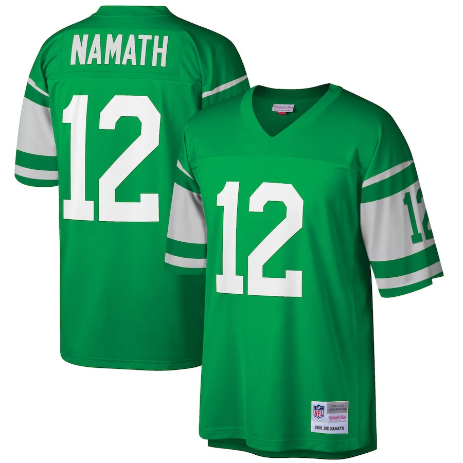 New York Jets Joe Namath Big Tall NFL jersey front view