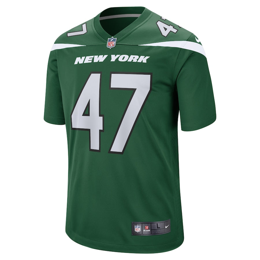 New York Jets Bryce Huff Gotham NFL jersey front view